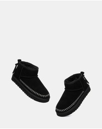 EVERAU - Australian Shepherd Ugg Mini Canlia Cow Suede Upper UGG Boots