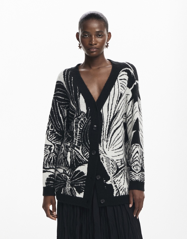 Desigual - Printed cardigan
