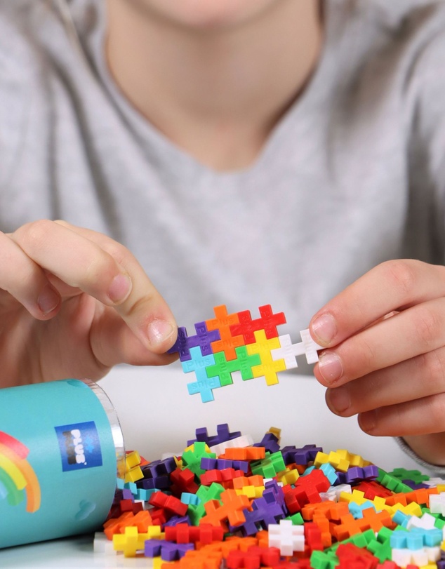 Plus Plus - Plus-Plus - Rainbow Color Mix - 240pcs Tube