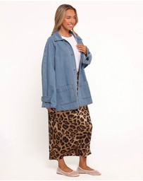 Petal & Pup - Novan Oversized Shacket - Denim