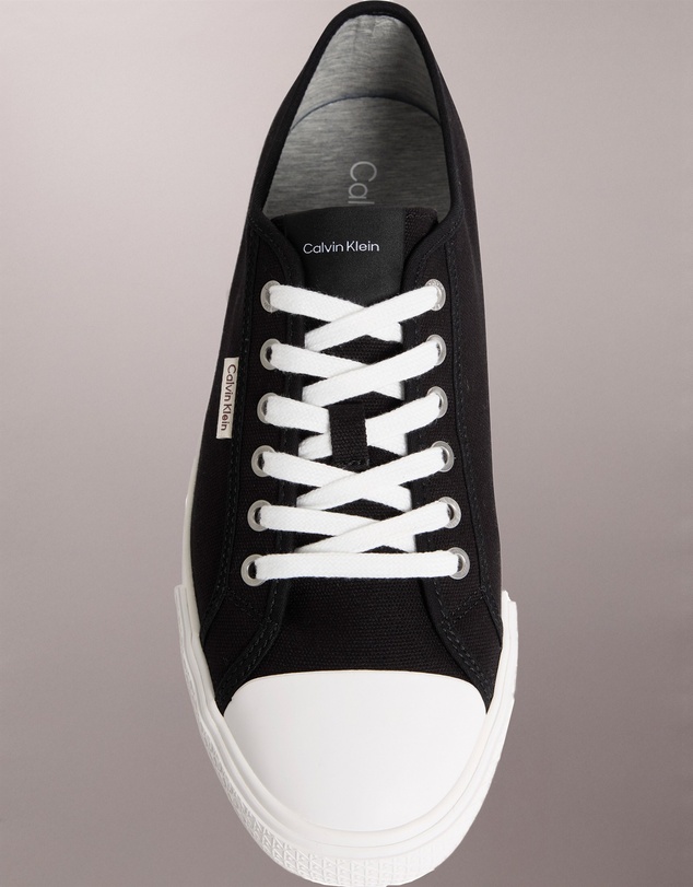 Calvin Klein - Alvaro Cotton Canvas Logo Trainers
