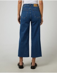 All About Eve - Charlie High Rise Wide Leg Jean Mid Blue