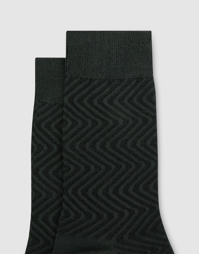 yd. - Zigzag Textured Bamboo Sock