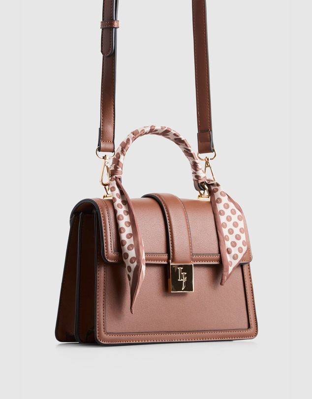 Laura Jones - Scarf Top Handle Bag