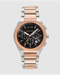 Armani Exchange - Two Tone Chronograph Watch