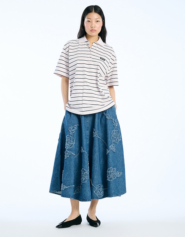 ROTATE - Jersey Polo Shirt