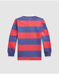 Polo Ralph Lauren - Crest Striped Cotton Rugby Shirt - Teens