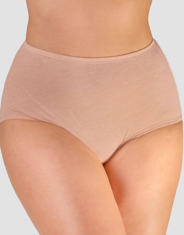 B Free Intimate Apparel - ﻿7 Pack﻿ Superfine﻿ 100% Cotton Full Brief
