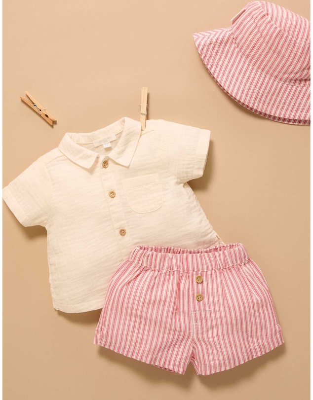 Purebaby - Striped Set -Kids-Babies