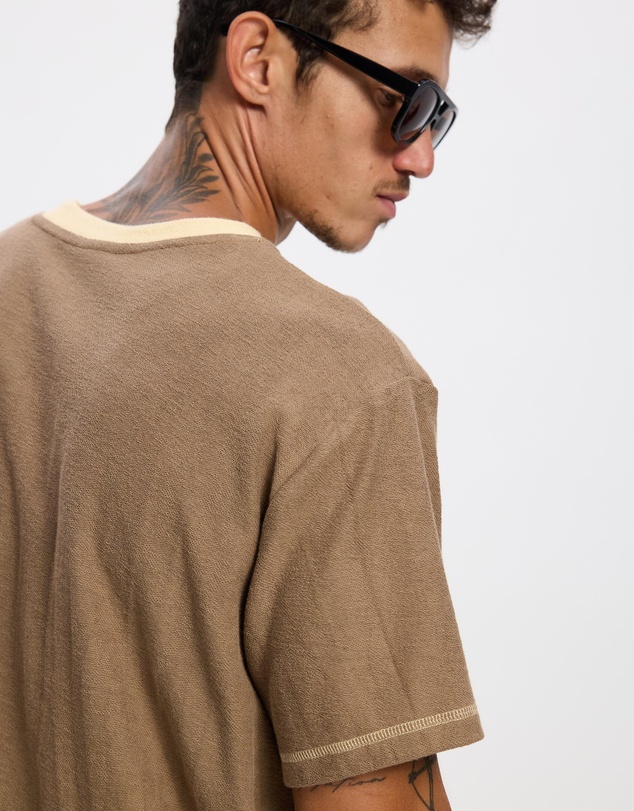 Rhythm - Contrast Vintage Terry SS T-Shirt