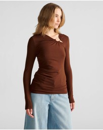 Decjuba - Tiana Metal Detail Top