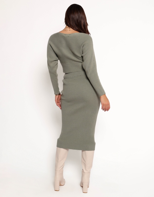 Petal & Pup - Serena Knitted Set - Olive