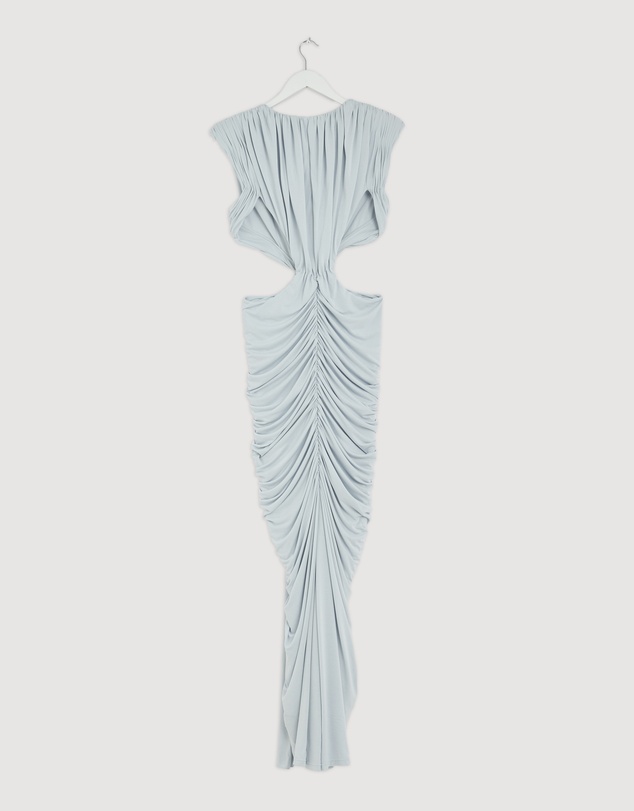 Revibe - Repaired MISHA The Solacia Cupro Dress - AU 8