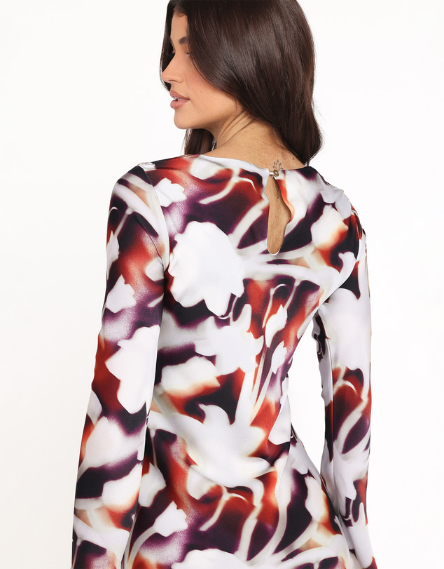 Petal & Pup - Deidre Maxi Dress - Blurred Floral