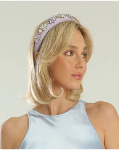 Morgan & Taylor - Gianna Headband in Lilac Purple
