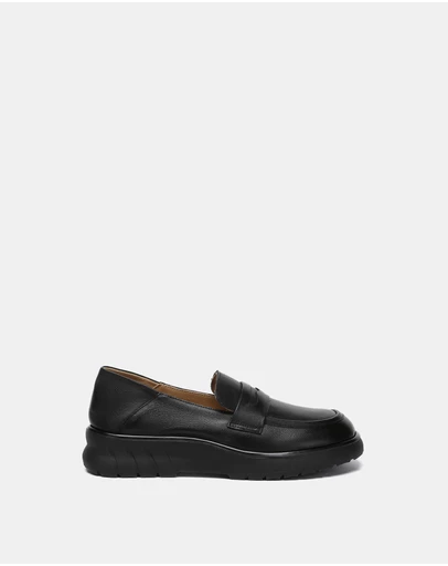 EVERAU - EverAU Ugg Pansy Cow Leather Upper Loafer Oxfords Flats