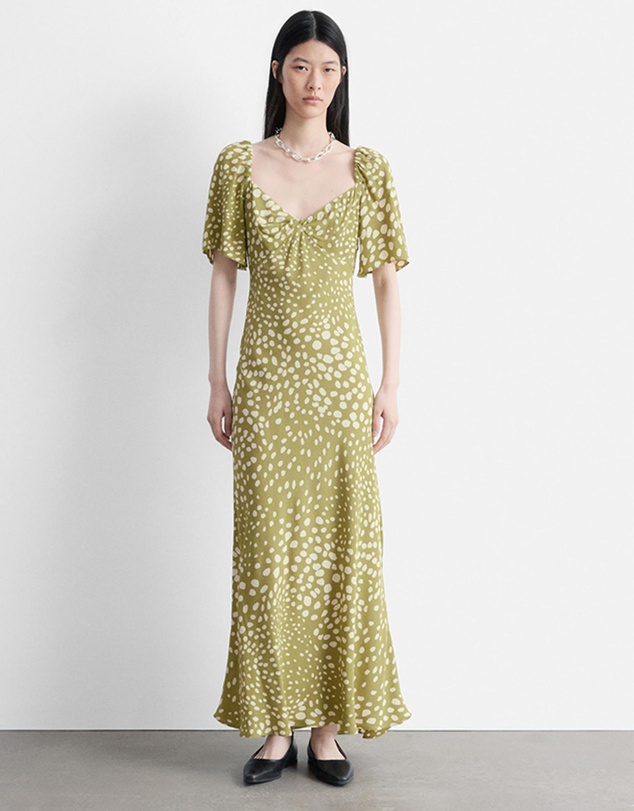 & Other Stories - Flutter-Sleeve Midi Dress
