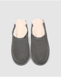EVERAU - Australian Shepherd Ugg Bred Slipper Cow Suede Upper House Shoes