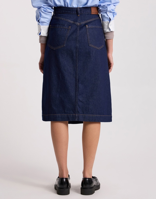 David Lawrence - Camilla Denim Wrap Skirt