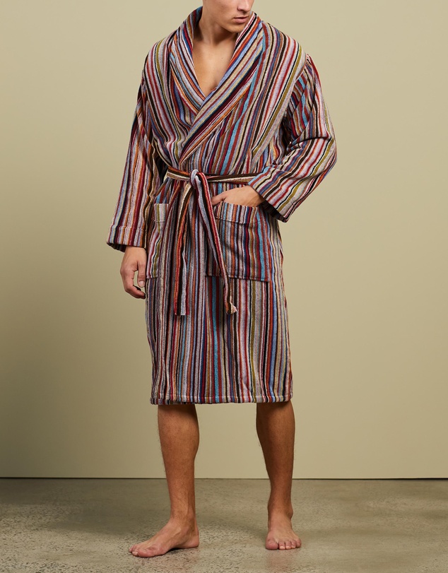Paul Smith - Signature Stripe Woven Cotton Dressing Gown