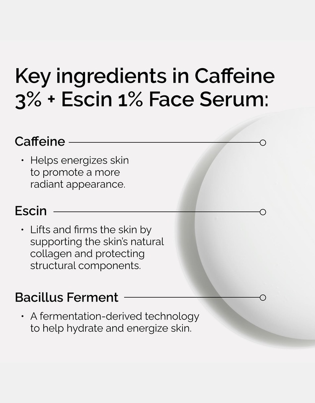 The Ordinary - Caffeine 3% + Escin 1% Face Serum