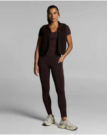 Rockwear - No Front Seam Thermal Full Length Pocket Tights
