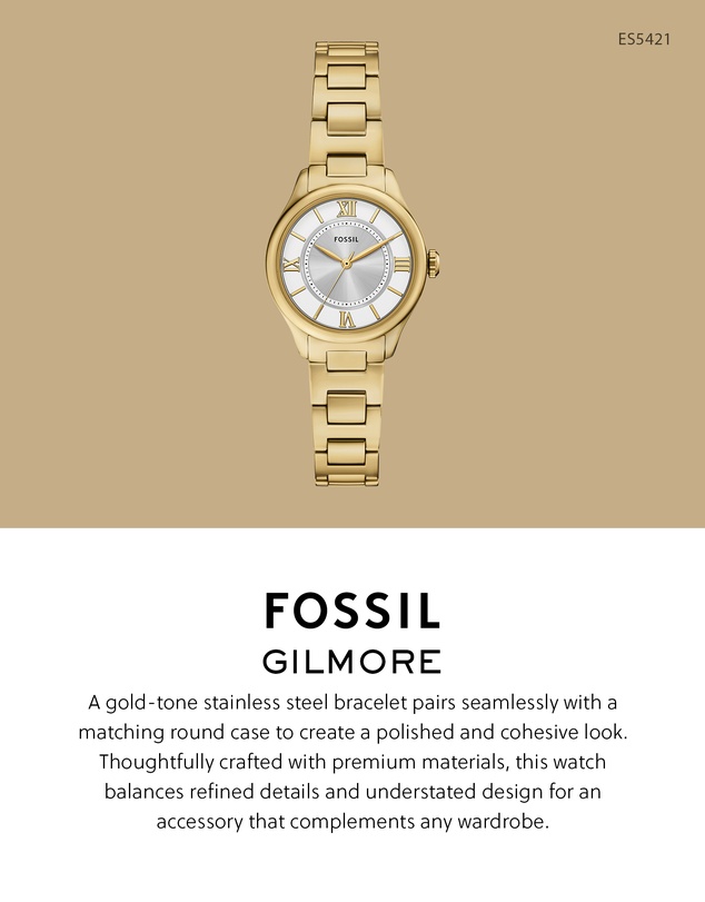 Fossil - Gilmore Gold Tone Analogue Watch