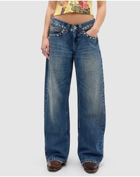 BDG By Urban Outfitters - Kayla Lowrider Studded Jeans
