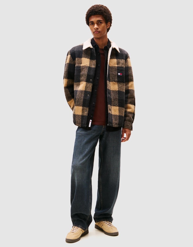 Tommy Jeans - Check Teddy Overshirt