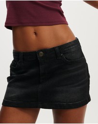 Cotton On - Micro Low Denim Skirt
