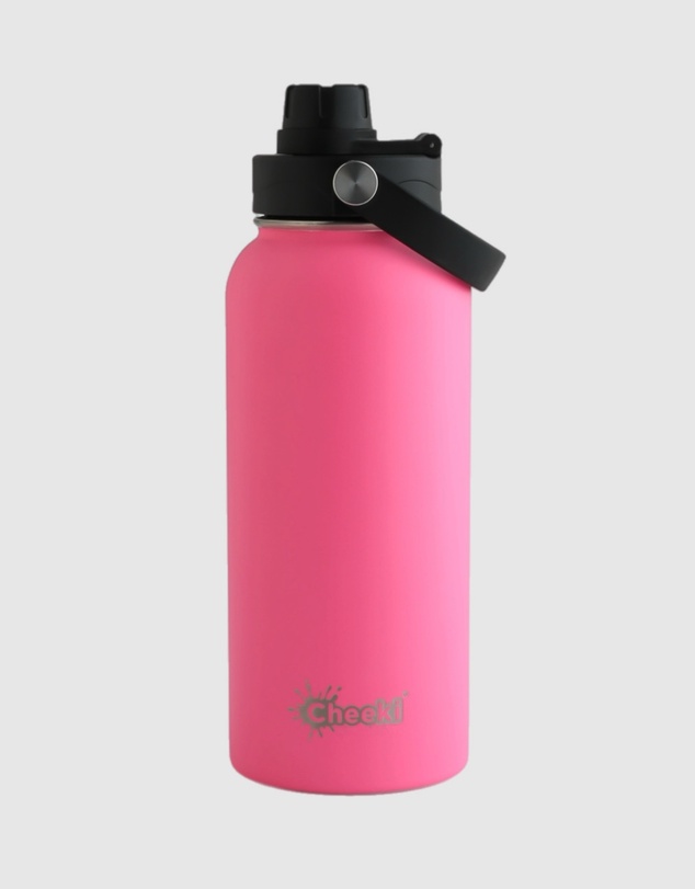 Tolu Australia - 1L Insulated Pink Water Bottle for Adventurers