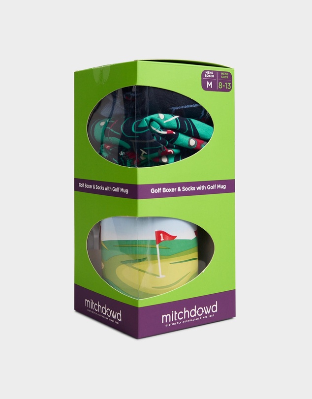 Mitch Dowd - Mitchdowd Golfer Cotton Boxer and Sock Gift Box