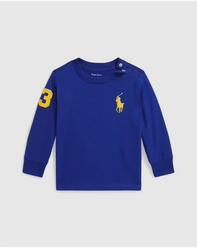 Polo Ralph Lauren - Big Pony Cotton Jersey Tee - ICONIC EXCLUSIVE - Babies