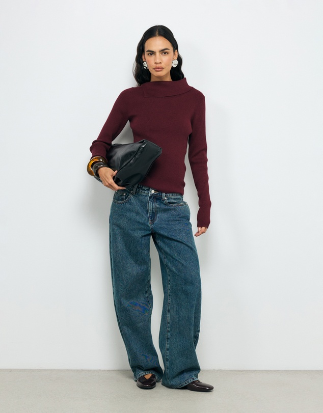 AERE - Yali Cotton Cashmere Blend Top