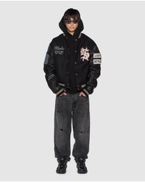 Ksubi - Playoff Varsity Jacket Black