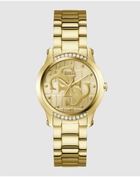 GUESS - Guess Ladies Gold Tone 36mm Analogue Watch