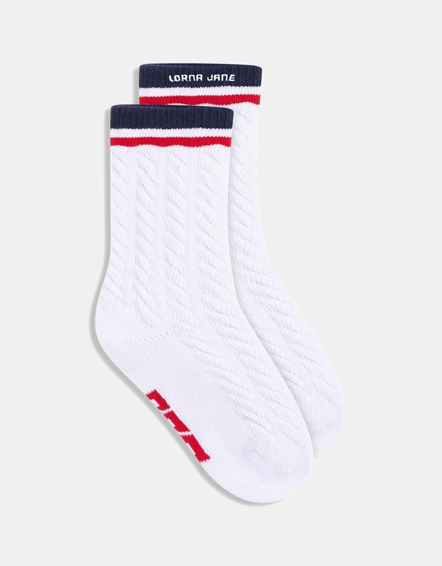 Lorna Jane - LJ Cable Knit Scrunch Socks
