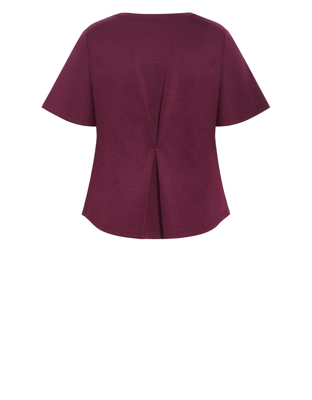 City Chic - Mae Short Sleeve Sweat Top