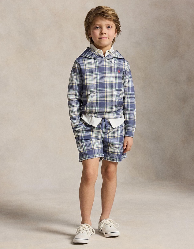 Polo Ralph Lauren - Plaid French Terry Hoodie - Kids