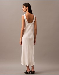 Calvin Klein - Satin Midi Slip Dress