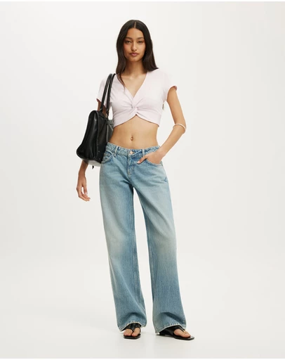 Cotton On - Bri Cropped Cardi Tee