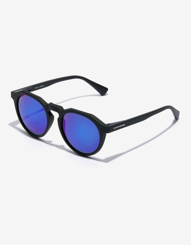Hawkers Co - HAWKERS Black Blue Warwick Raw Sunglasses for Men and Women UV400