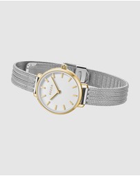 Breda - Beverly Tethered Gold and Stainless Steel Metal Bracelet Watch, 25MM