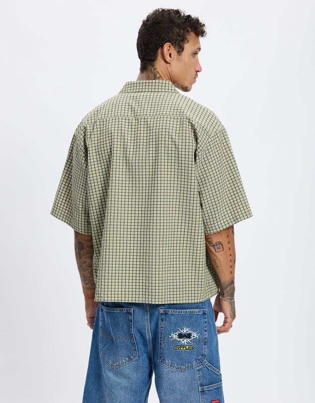 Worship - On Leave Box Fit Cropped SS Shirt