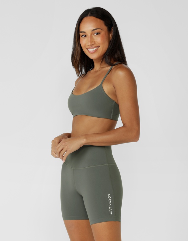 Lorna Jane - Lotus No Chafe Phone Pocket 16cm Bike Shorts