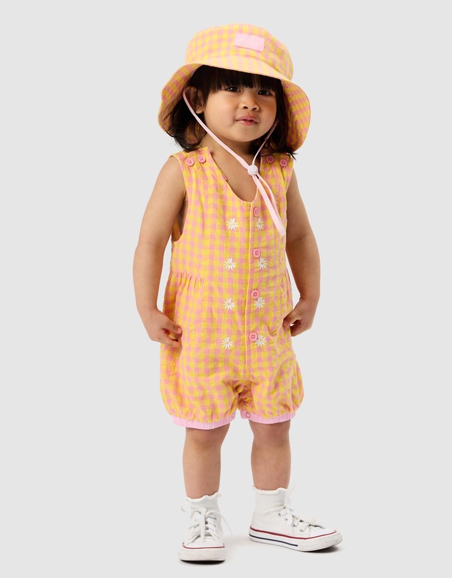 Goldie + Ace - Lightweight Cotton Bubble Romper - ICONIC EXCLUSIVE - Babies