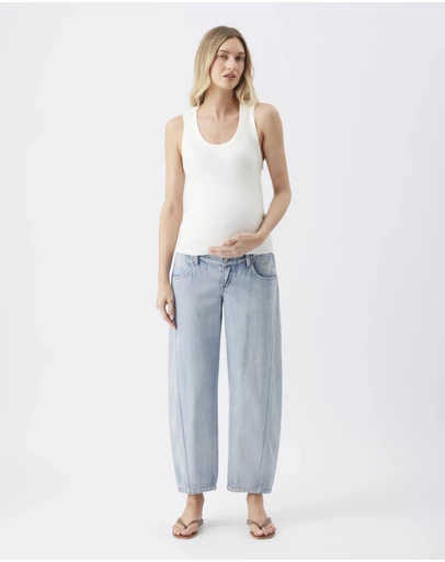 Ripe Maternity - Lex Barrel leg Jean