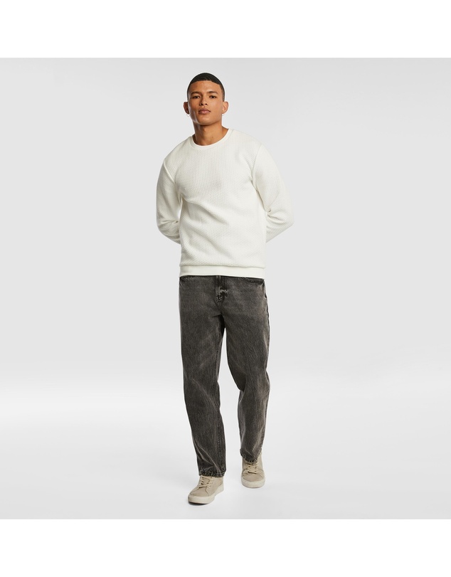 yd. - Tech Crew Neck Textured Sweatshirt