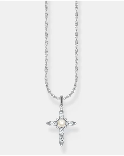 THOMAS SABO - Romance Necklace with white cross pendant