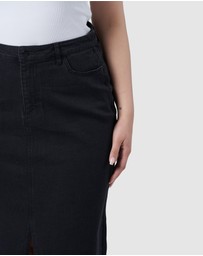 Sunday In The City - Hype Denim Maxi Skirt
